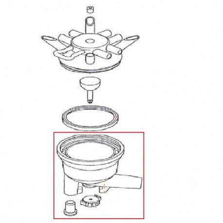 Parte inferior colector CPL