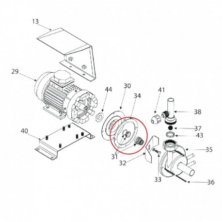 Retenedor bomba de leche