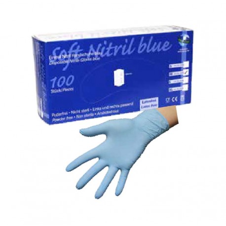 Caja guantes de ordeño nitrilo x caja Talla M